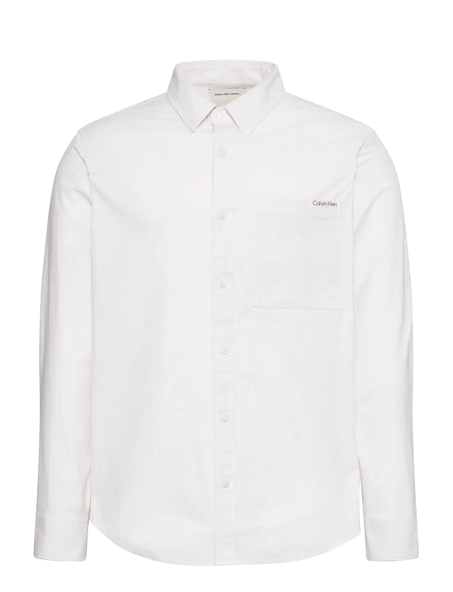 Calvin Klein Jeans - LS YD STRIPE OXFORD CLASSIC SHIR - oxford-hemden - chalk - 0