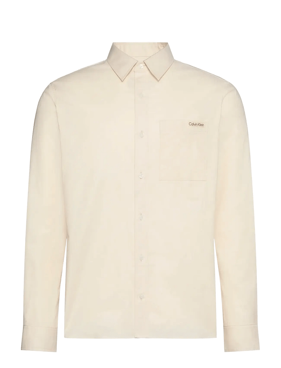 Calvin Klein Jeans - LS CHAMBRAY CLASSIC SHIRT - chemises décontractées - oatmeal - 1