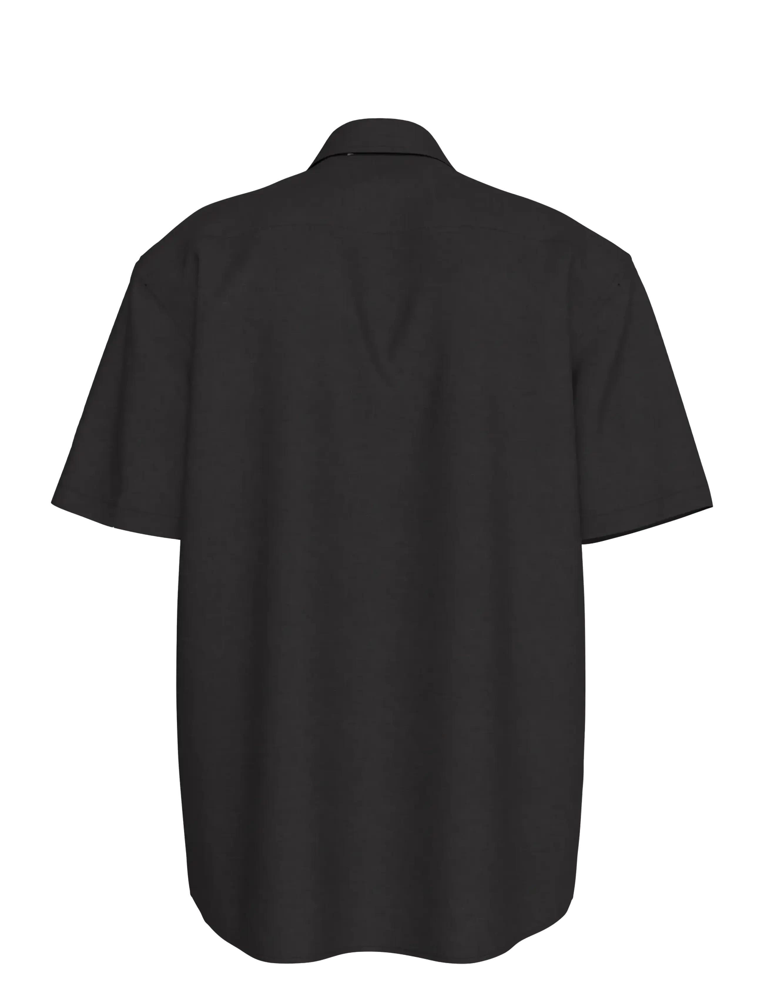 Calvin Klein Jeans - SS SOLID CAUSAL LINEN CLASSIC SH - short-sleeved shirts - black - 2