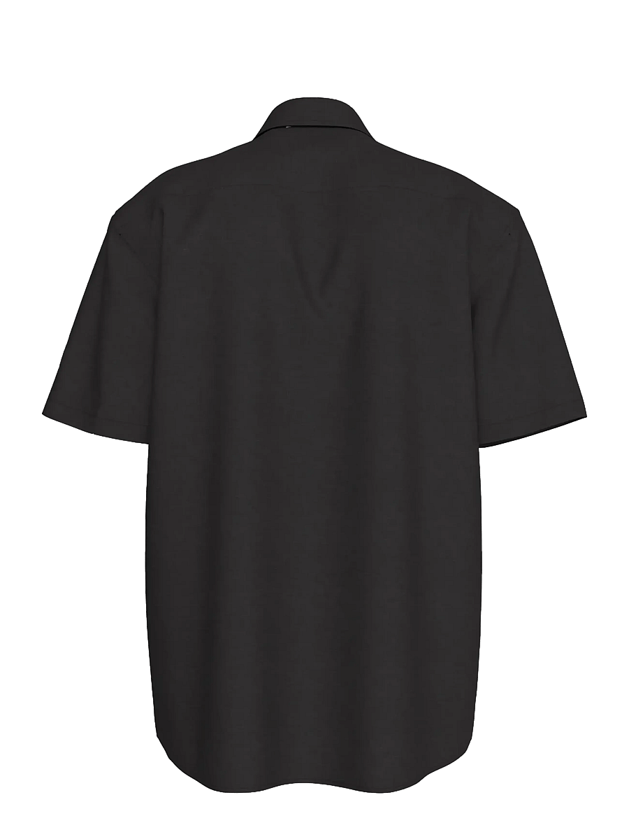 Calvin Klein Jeans - SS SOLID CAUSAL LINEN CLASSIC SH - kortærmede skjorter - black - 2