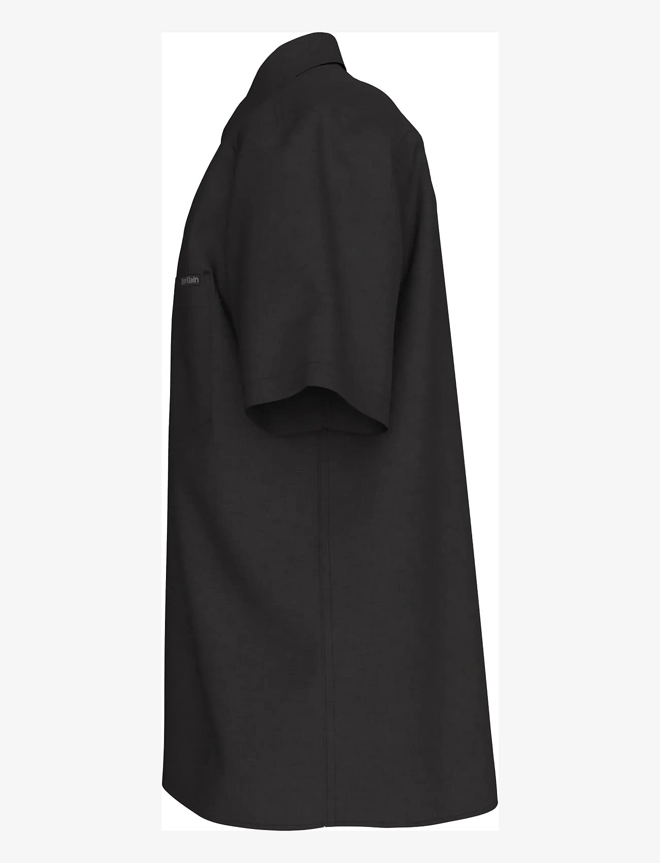 Calvin Klein Jeans - SS SOLID CAUSAL LINEN CLASSIC SH - kortærmede skjorter - black - 2