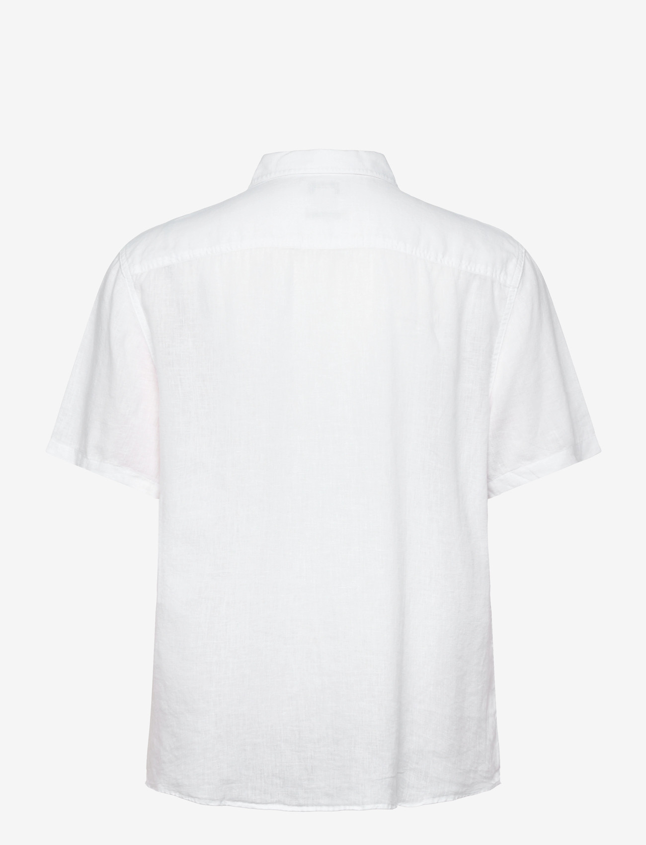 Calvin Klein Jeans - SS SOLID CAUSAL LINEN CLASSIC SH - kurzarmhemden - brilliant white - 1