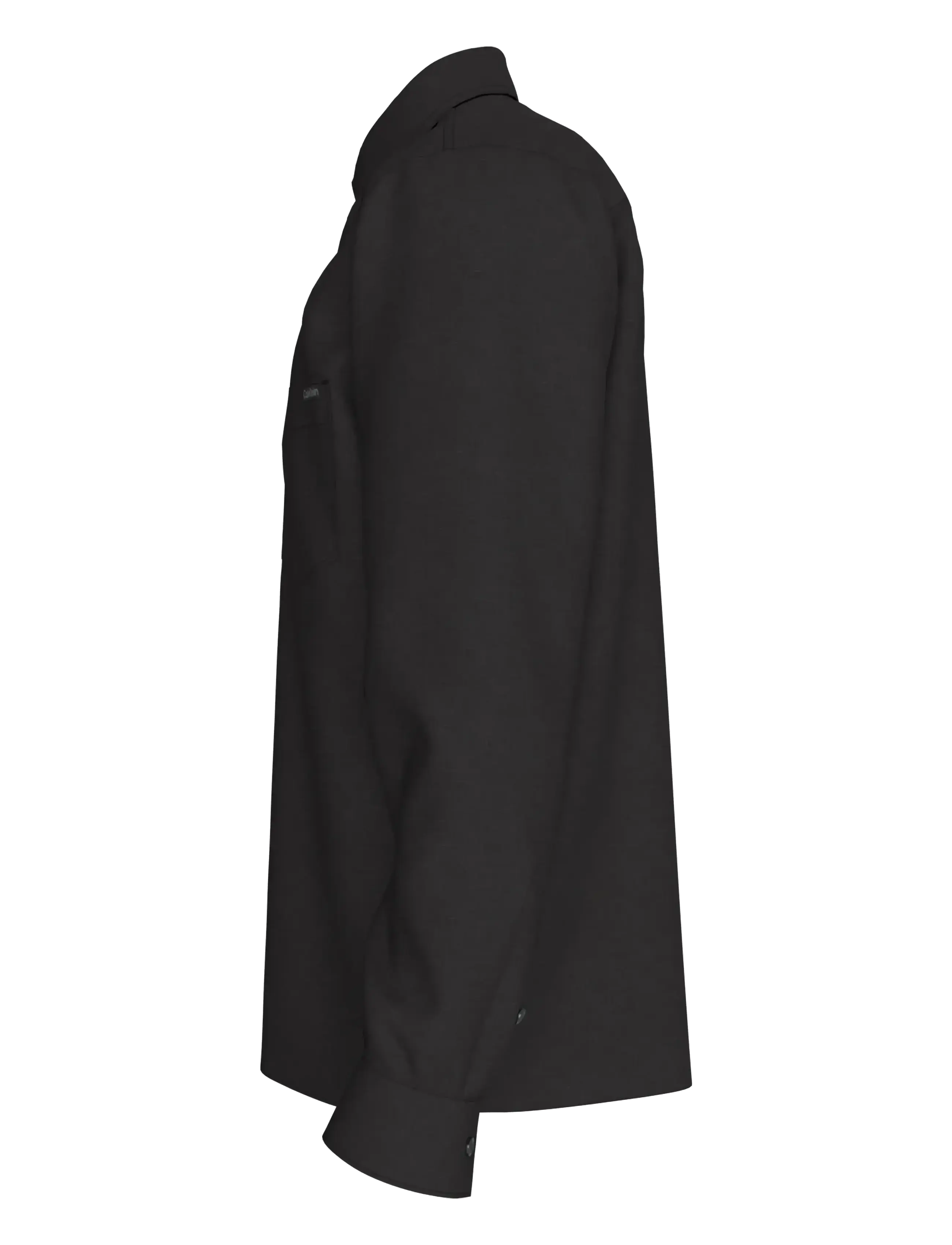 Calvin Klein Jeans - LS SOLID CASUAL LINEN CLASSIC SH - hørskjorter - black - 4