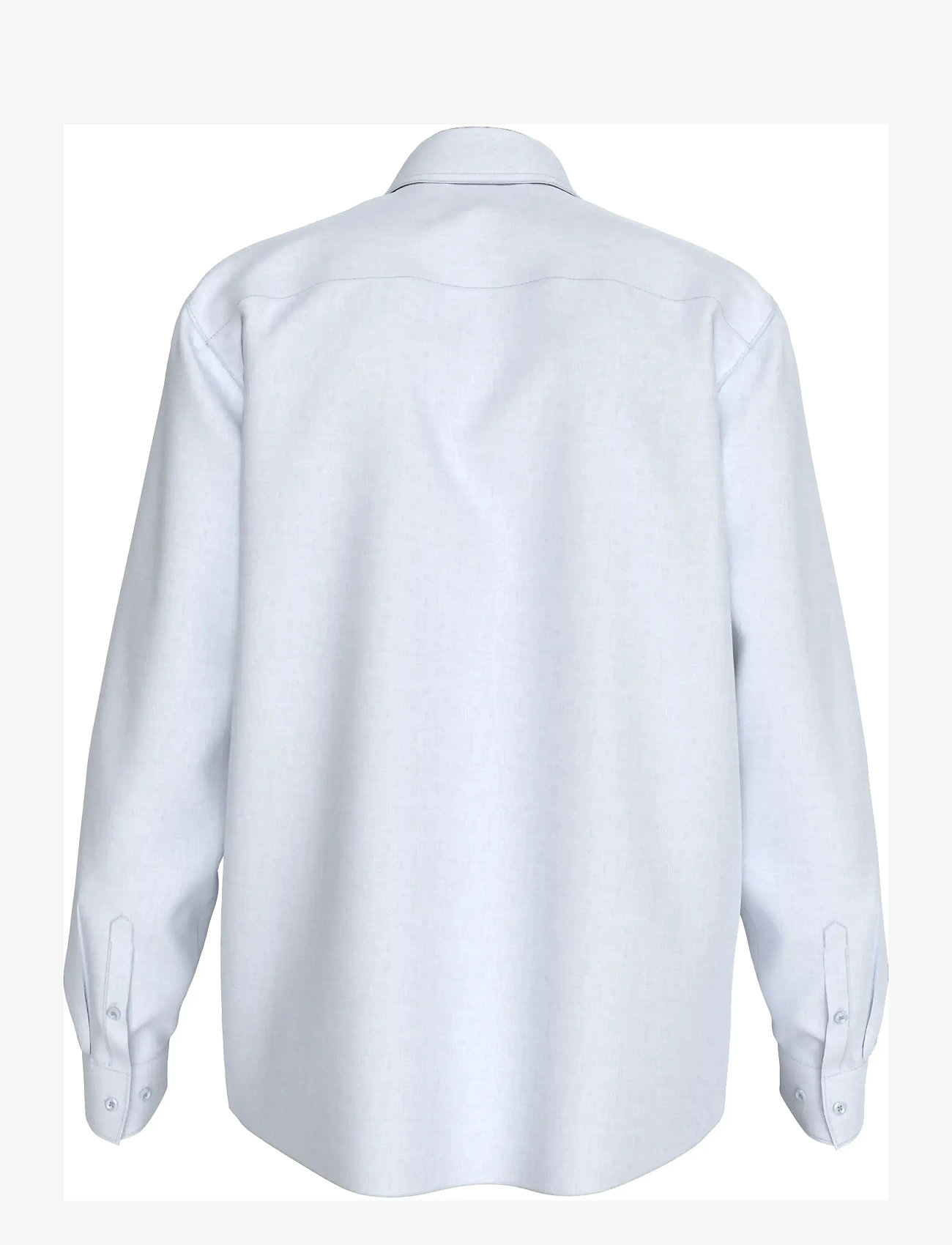 Calvin Klein Jeans - LS SOLID CASUAL LINEN CLASSIC SH - linased särgid - brilliant white - 1