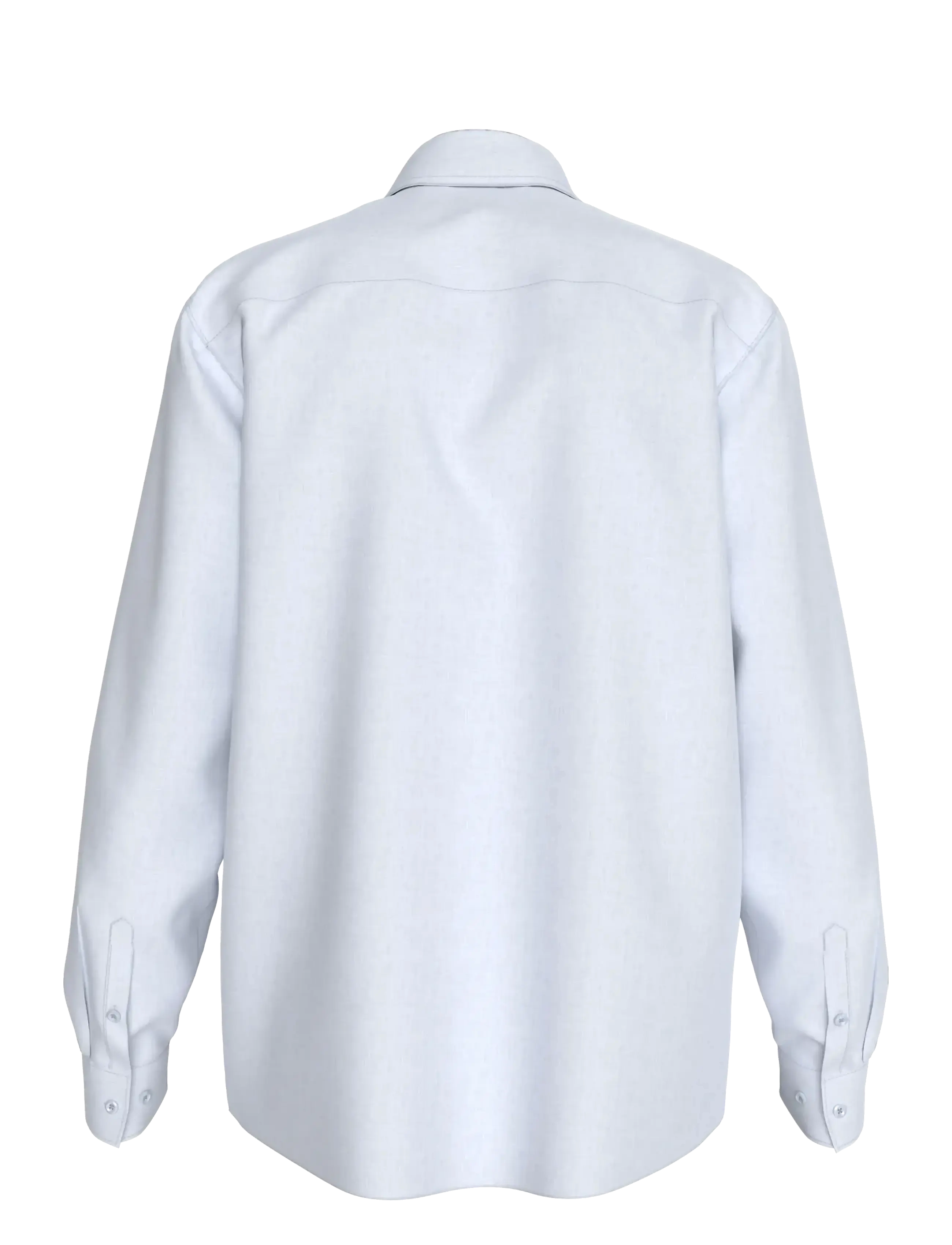 Calvin Klein Jeans - LS SOLID CASUAL LINEN CLASSIC SH - hørskjorter - brilliant white - 2
