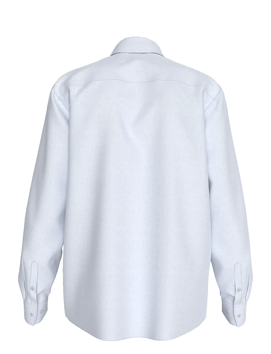 Calvin Klein Jeans - LS SOLID CASUAL LINEN CLASSIC SH - hørskjorter - brilliant white - 2
