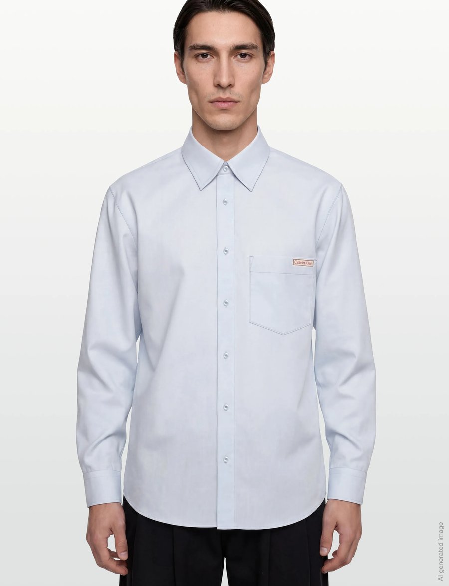 Calvin Klein Jeans - LS SOLID CASUAL LINEN CLASSIC SH - hørskjorter - brilliant white - 5