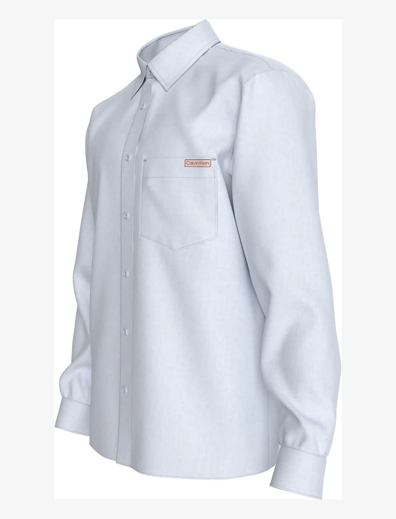 Calvin Klein Jeans - LS SOLID CASUAL LINEN CLASSIC SH - linased särgid - brilliant white - 2