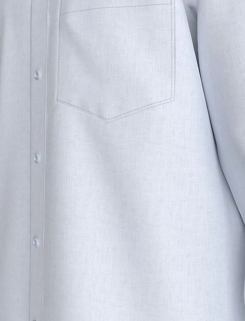 Calvin Klein Jeans - LS SOLID CASUAL LINEN CLASSIC SH - linased särgid - brilliant white - 4