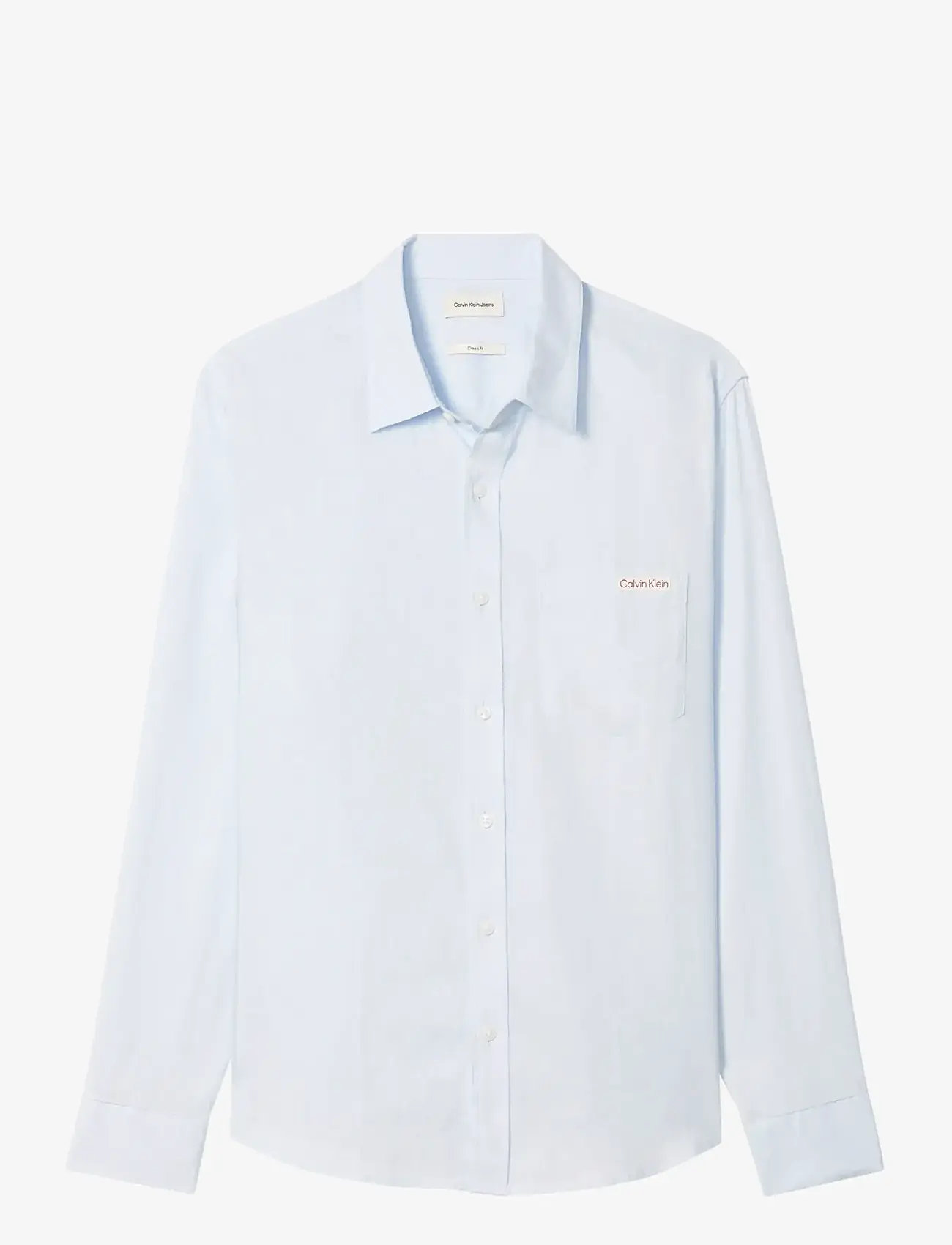 Calvin Klein Jeans - LS SOLID CASUAL LINEN CLASSIC SH - linased särgid - plein air - 1