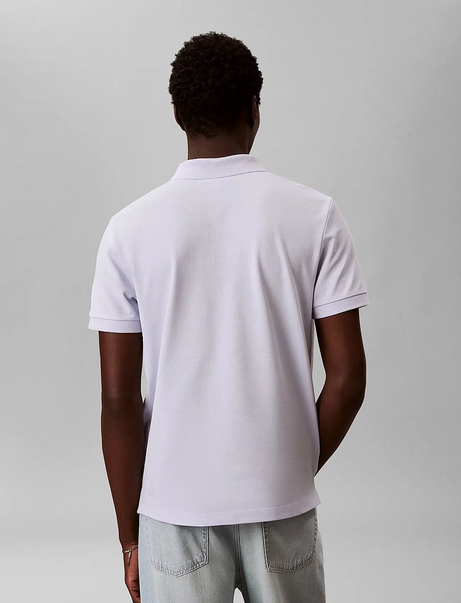 Calvin Klein Jeans - SS OPEN COLLAR CASUAL PIQUE POLO - kurzärmelig - heavenly iris - 2