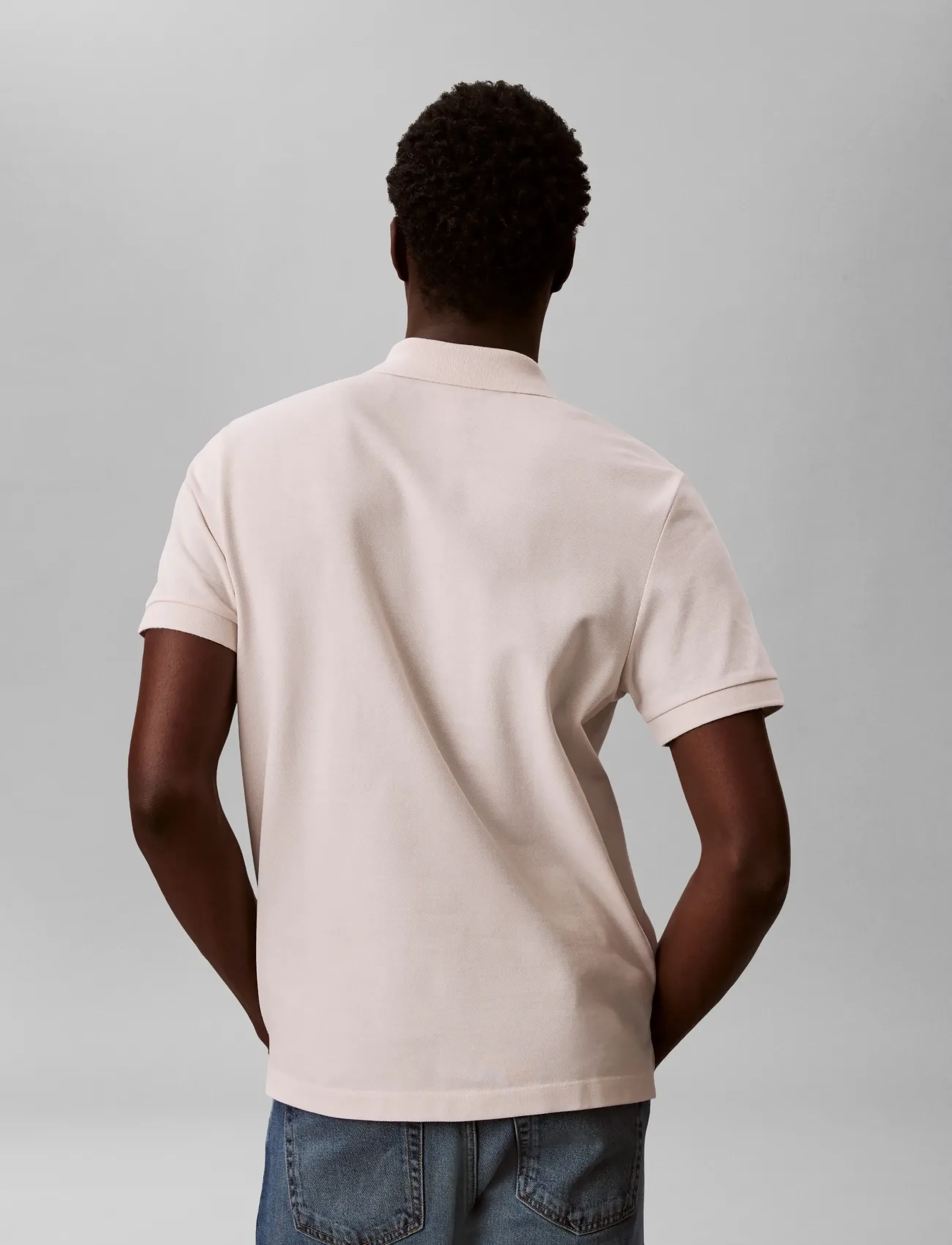Polotröjor med korta ärmar Calvin Klein Jeans Ss Open Collar Casua 3