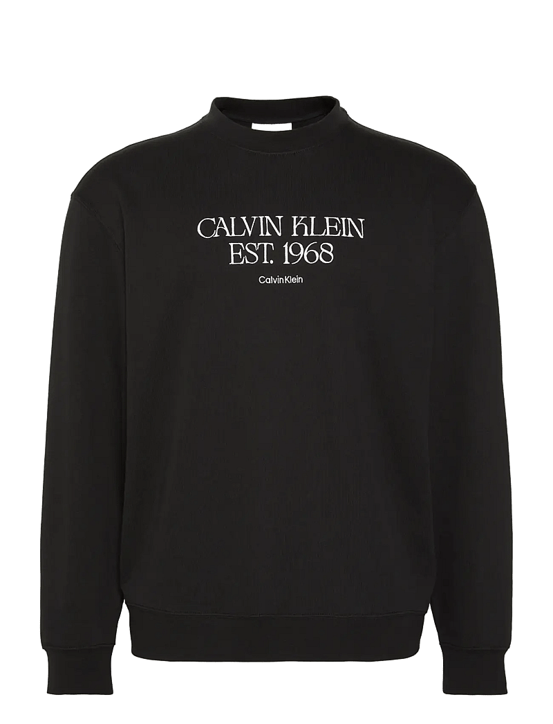 Calvin Klein Jeans - EU 350TERRY 1968 NYC GRAPHIC CN - dressipluusid - black - 0