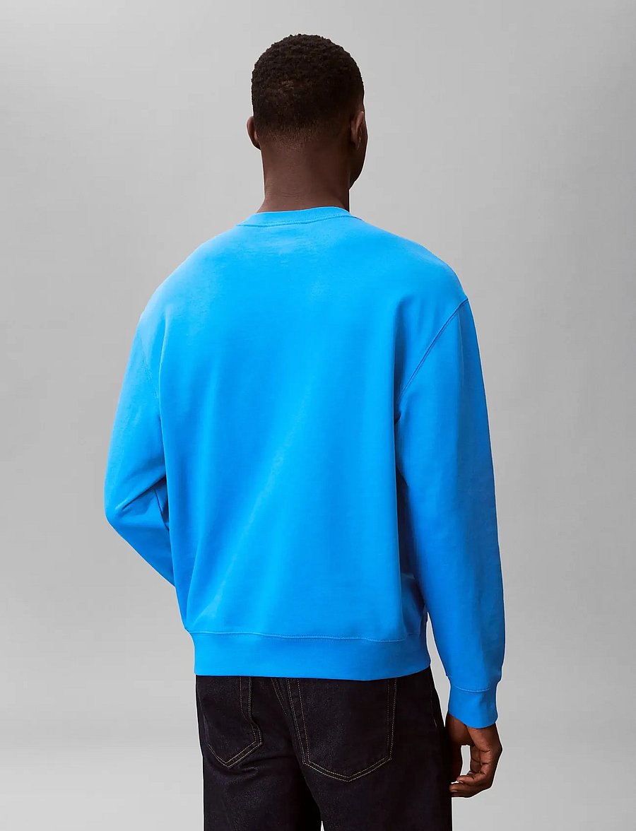 Calvin Klein Jeans - EU 350TERRY 1968 NYC GRAPHIC CN - sweatshirts - french blue - 2