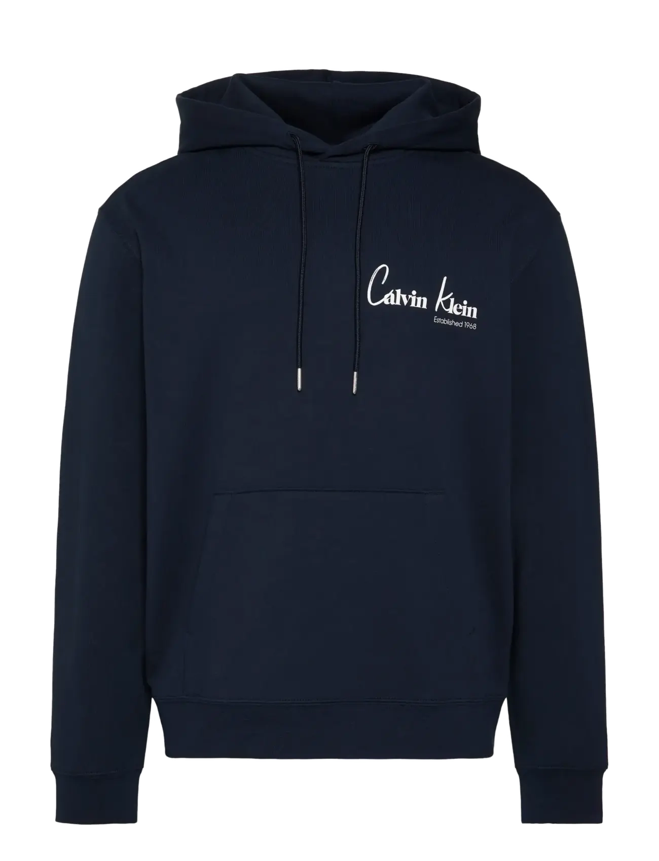 Calvin Klein Jeans EU 350TERRY CK GRAPHIC HOODIE - Sweatshirts & huvtröjor - DARK SAPPHIRE / navy