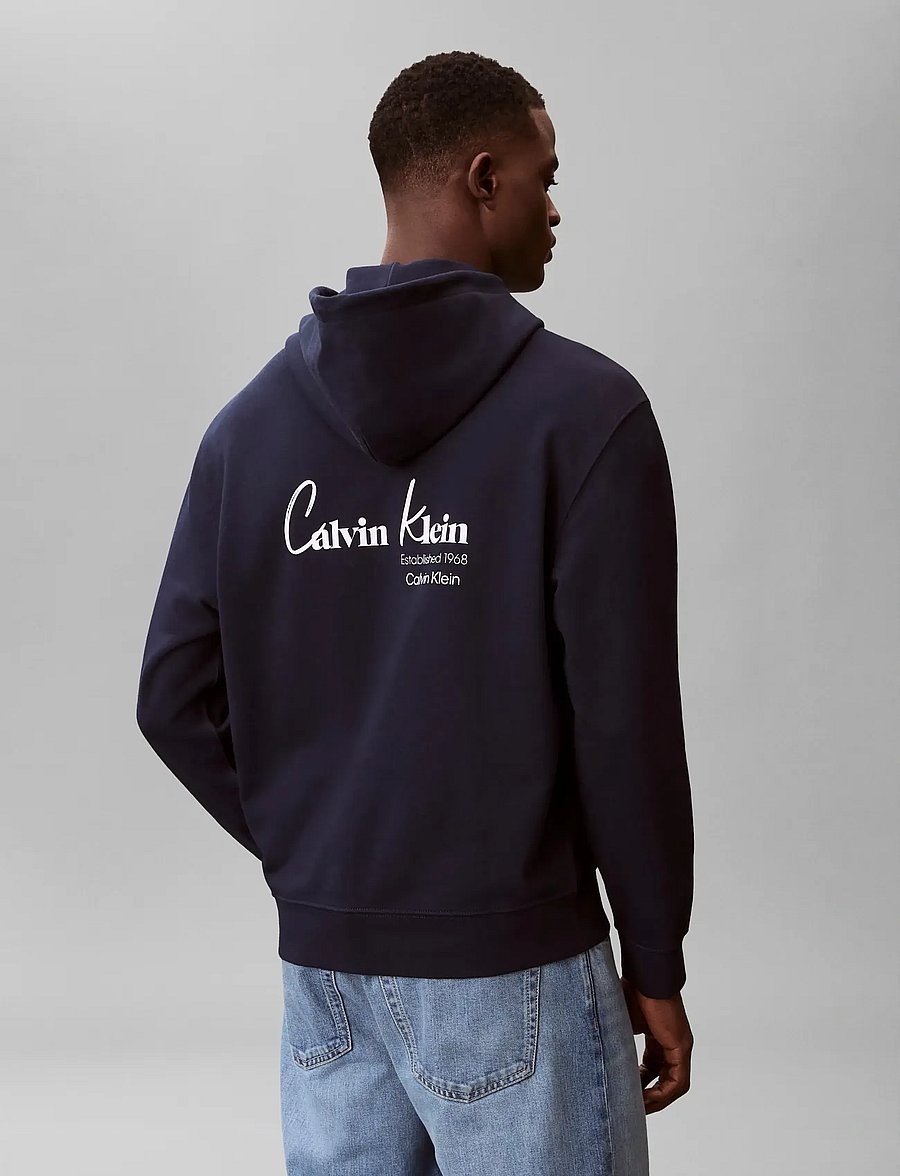Calvin Klein Jeans - EU 350TERRY CK GRAPHIC HOODIE - hoodies - dark sapphire - 2