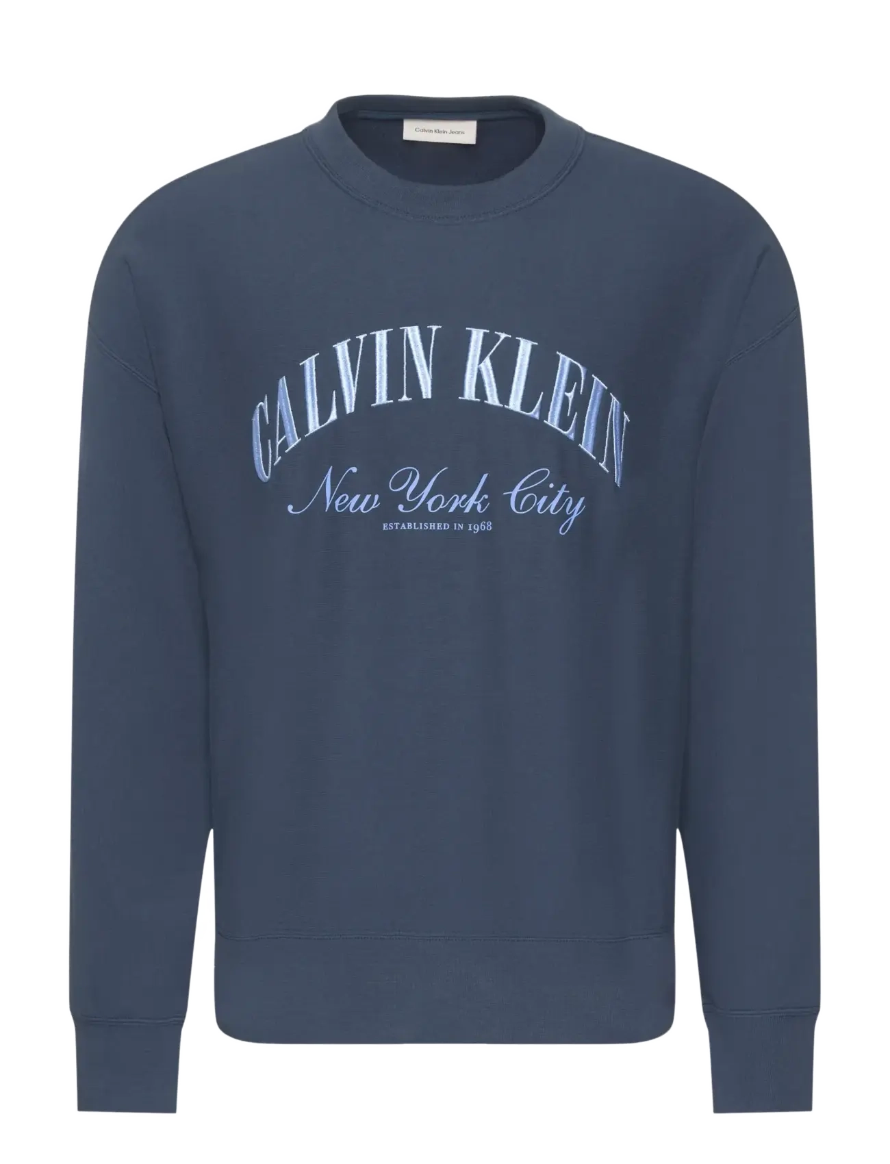 Calvin Klein Jeans LS PREMIUM TERRY CALVIN COLLEGIA - Calvin Klein Jeans - DARK DENIM / navy