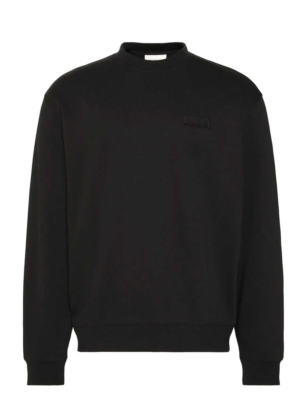 Calvin Klein Jeans - LS 350TERRY EU LOGO PATCH CN SWT - shop efter stil - black - 1