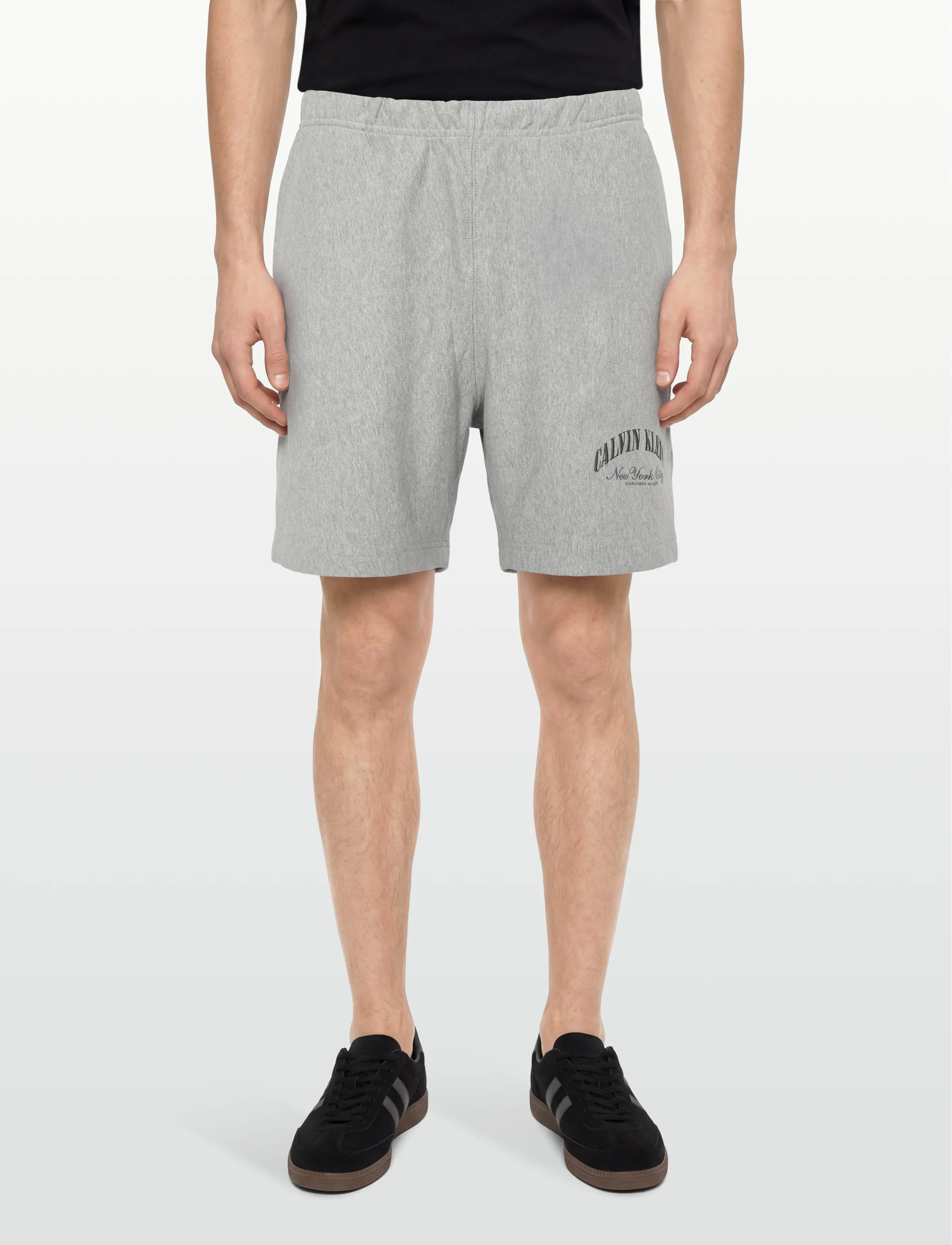 Calvin Klein Jeans - PREMIUM TERRY CALVIN COLLEGIATE - sweatshorts - heroic grey htr - 3