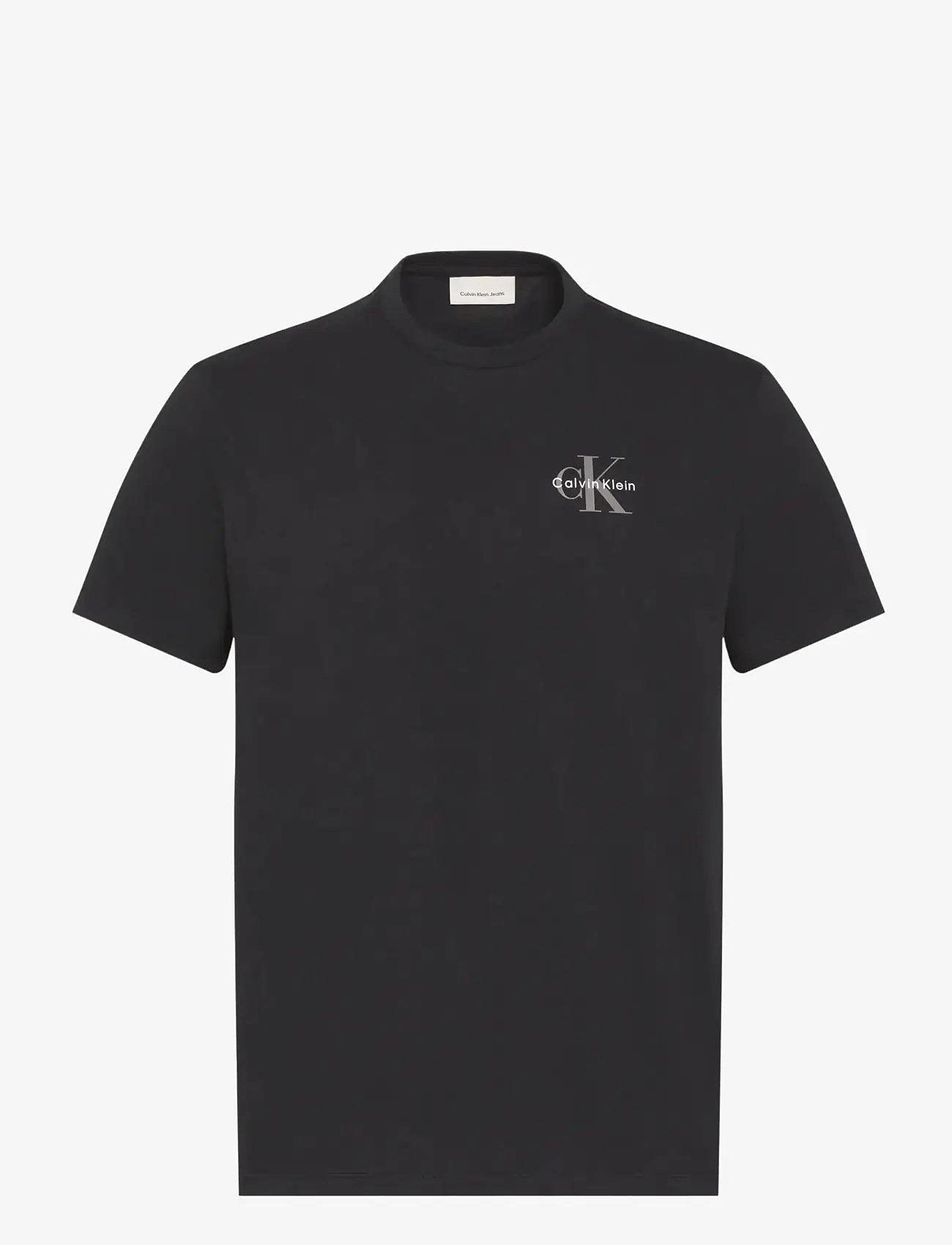 Calvin Klein Jeans - SS 30S JERSEY CLASSIC MICRO MONO - short-sleeved t-shirts - black - 1
