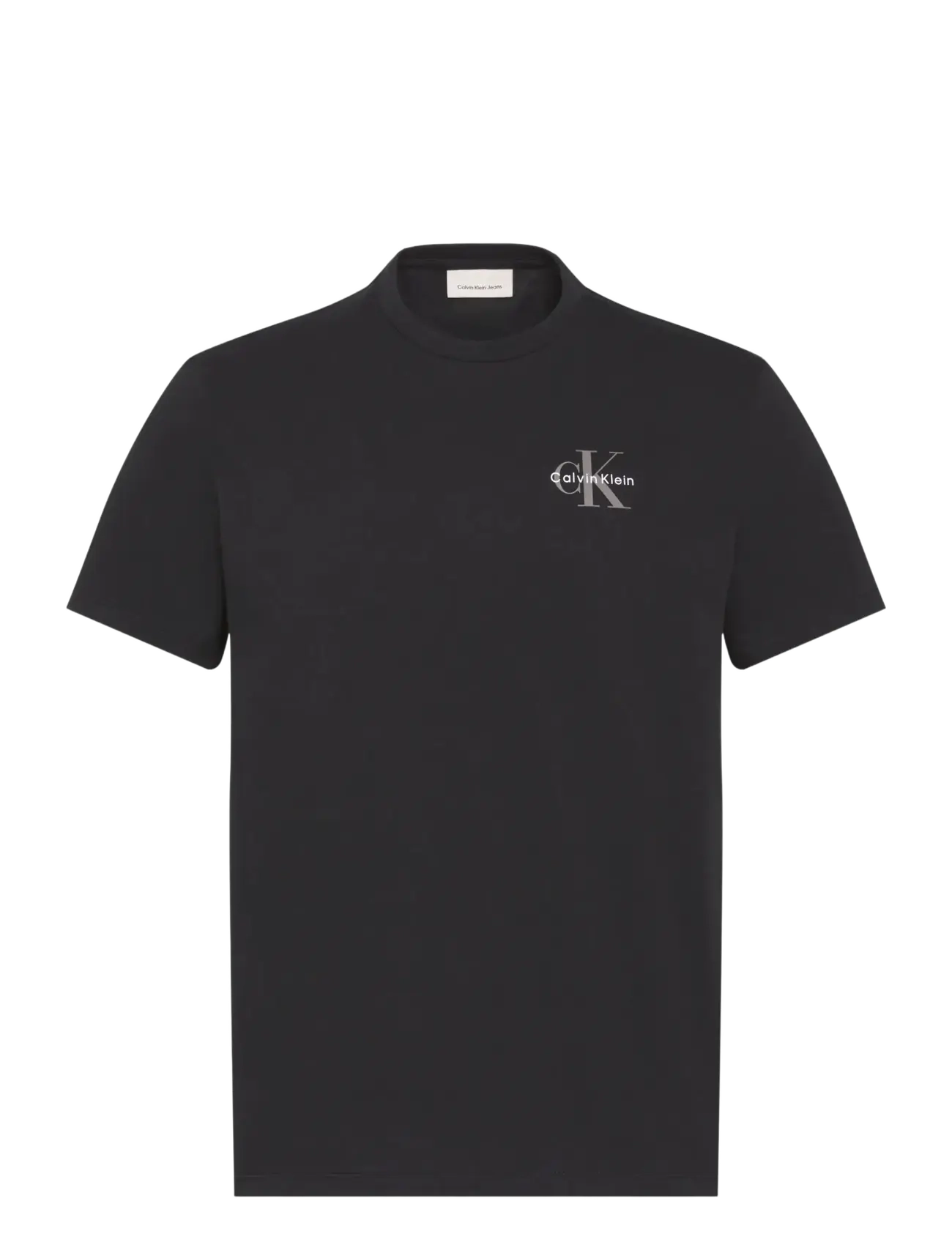 Calvin Klein Jeans SS 30S JERSEY CLASSIC MICRO MONO - Calvin Klein Jeans - BLACK / black