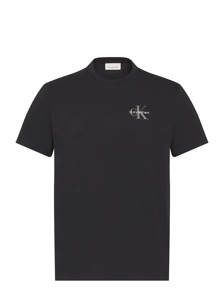 Calvin Klein Jeans - SS 30S JERSEY CLASSIC MICRO MONO - kortärmade t-shirts - black - 1
