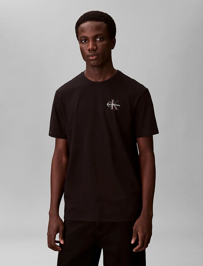 Calvin Klein Jeans - SS 30S JERSEY CLASSIC MICRO MONO - kurzärmelig - black - 3