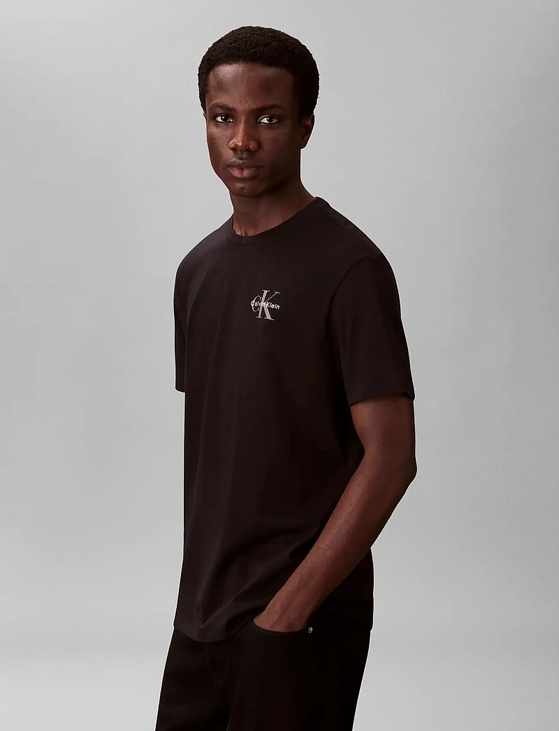 Calvin Klein Jeans - SS 30S JERSEY CLASSIC MICRO MONO - kurzärmelig - black - 4