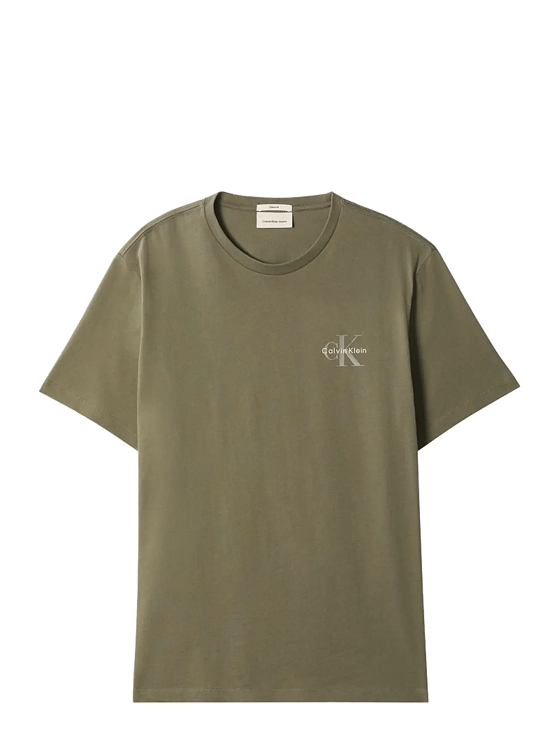 Calvin Klein Jeans - SS 30S JERSEY CLASSIC MICRO MONO - lühikeste varrukatega t-särgid - dusty olive - 1