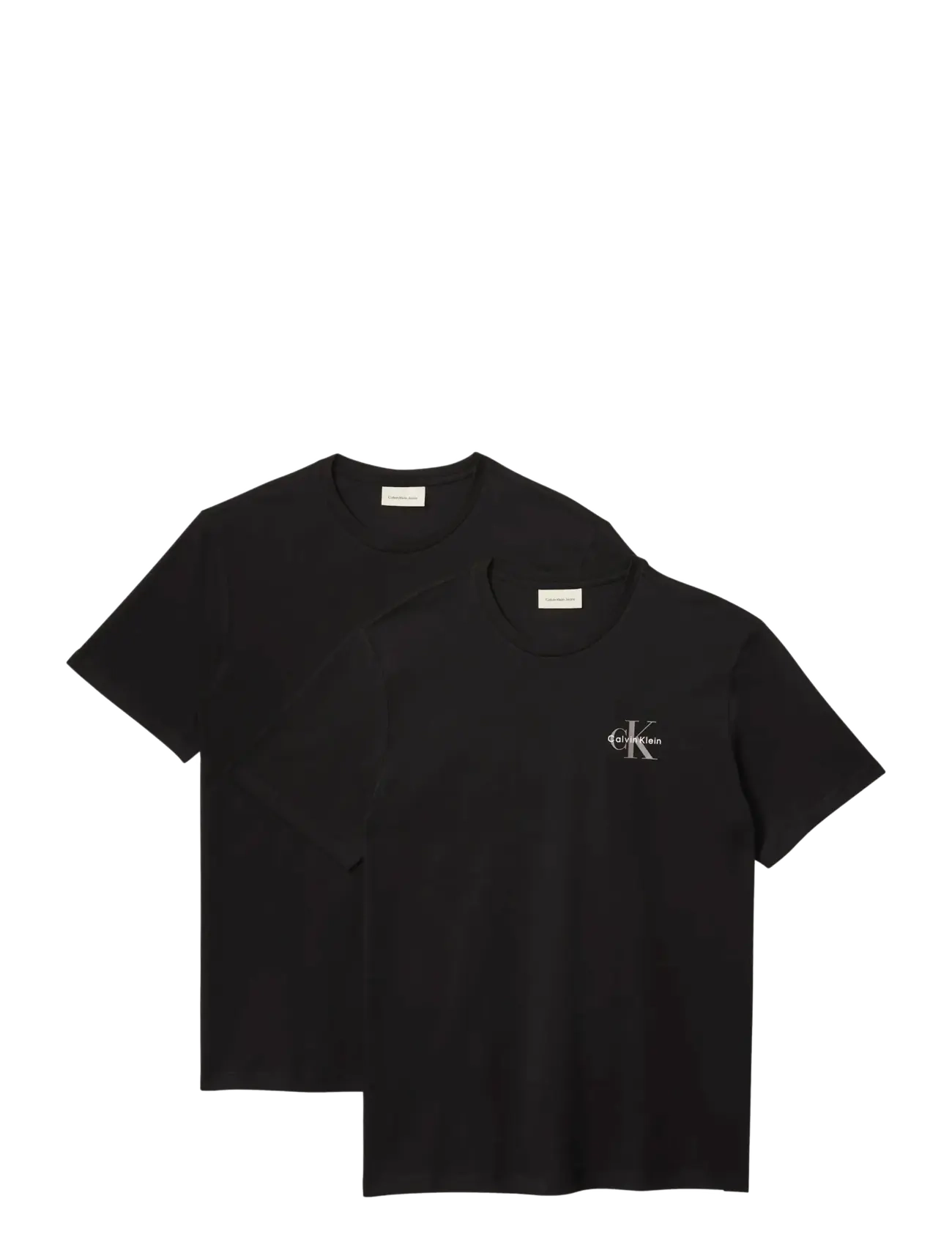 Calvin Klein Jeans SS 30S CLASSIC MICRO MONOLOGO TE - Calvin Klein Jeans - BLACK BLACK / black