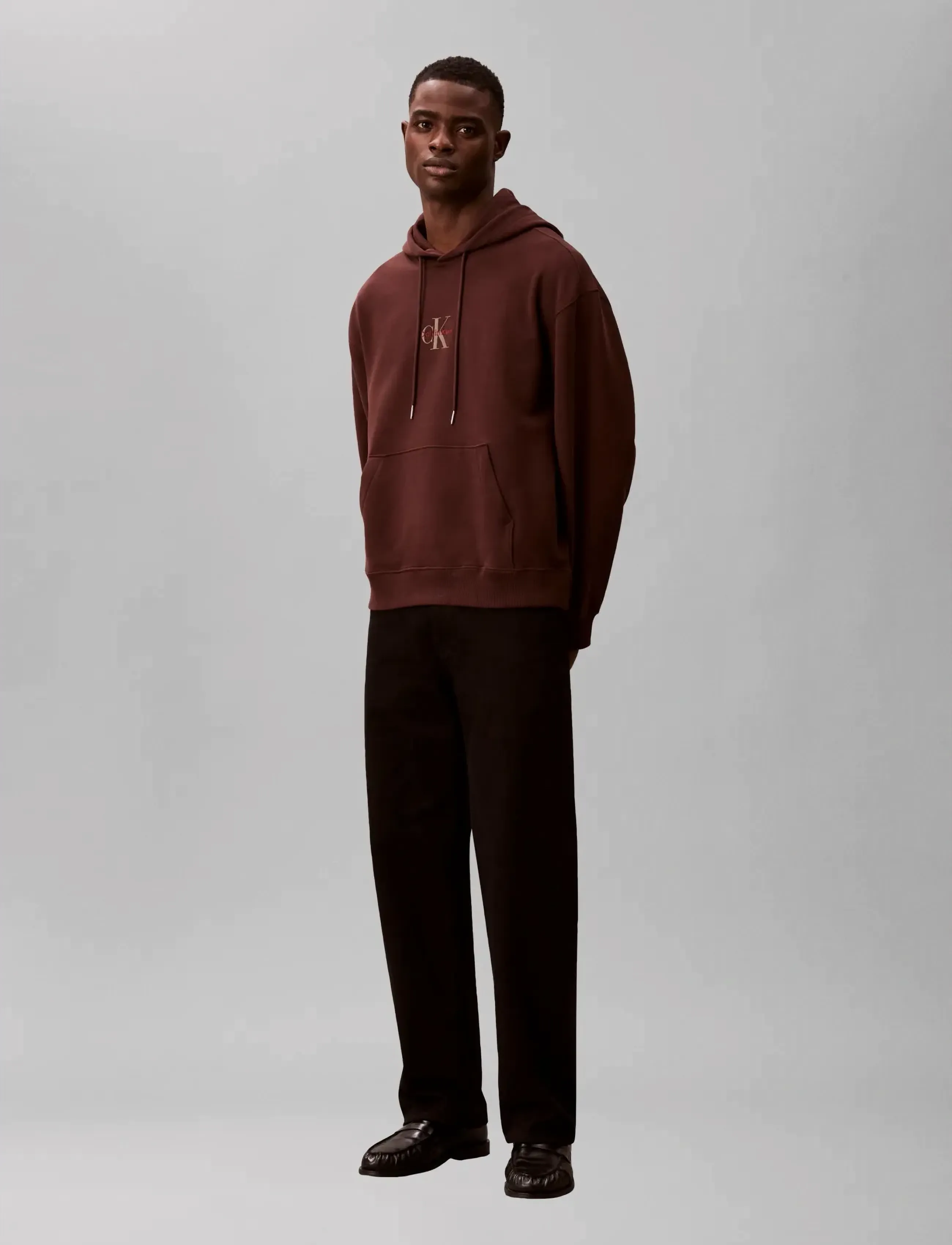 Calvin Klein Jeans SS 30S CLASSIC MICRO MONOLOGO TE - Calvin Klein Jeans - BLACK BLACK / black