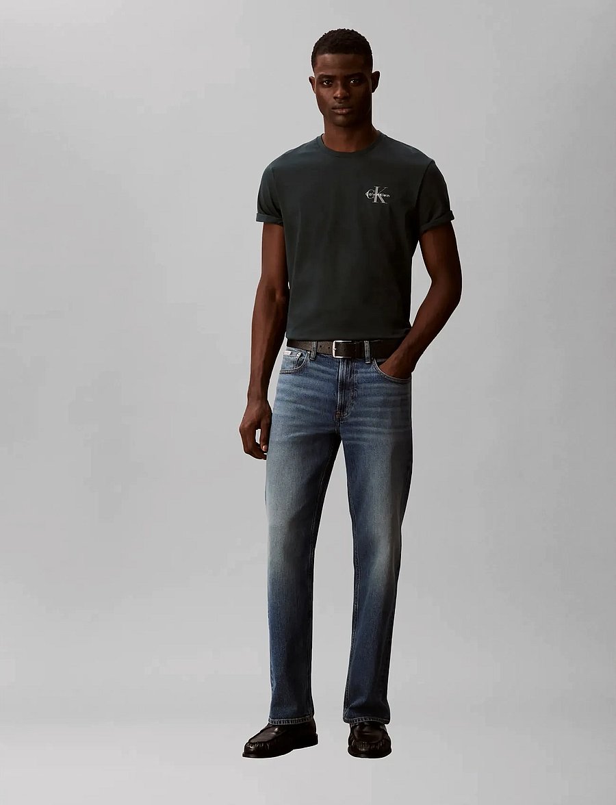 Calvin Klein Jeans - SS 30S CLSSC MICRO MNLGO TEE 2PK - kurzärmelige t-shirts - bright white dark teal - 0