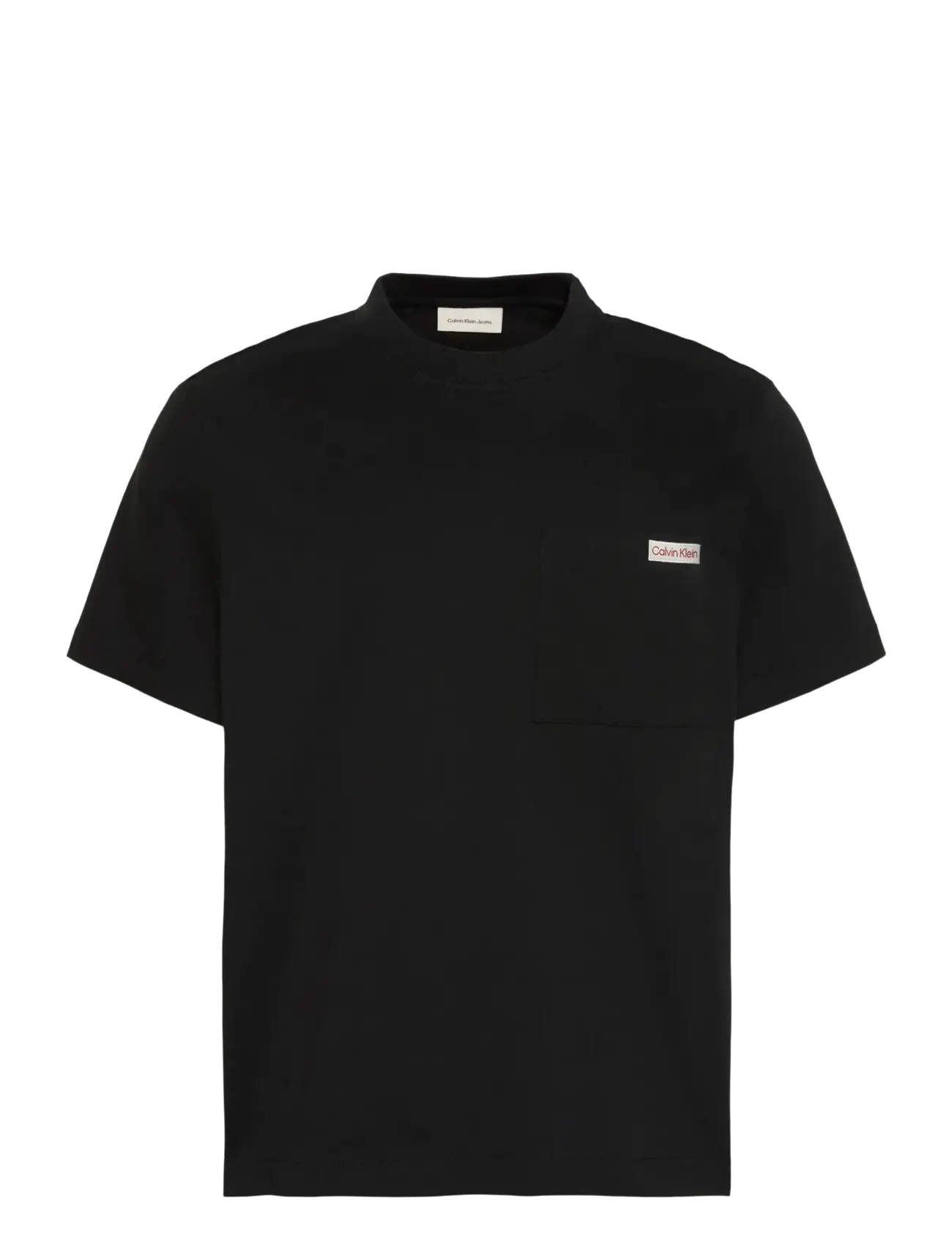 Calvin Klein Jeans SS 20S JERSEY EASY COIN POCKET T - T-särgid - BLACK / black