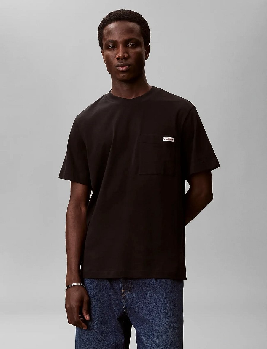 Calvin Klein Jeans - SS 20S JERSEY EASY COIN POCKET T - lühikeste varrukatega t-särgid - black - 3