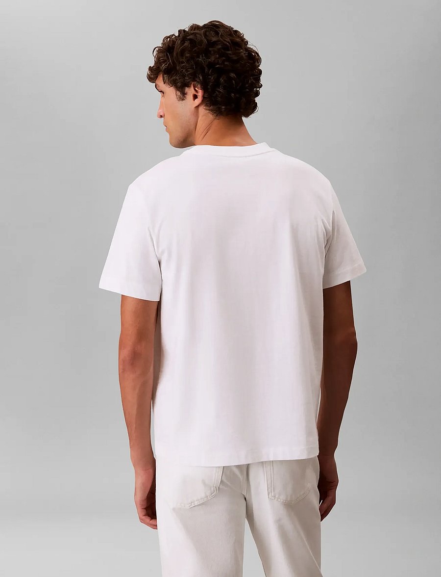 Calvin Klein Jeans - SS 20S JERSEY EASY COIN POCKET T - short-sleeved t-shirts - bright white - 2