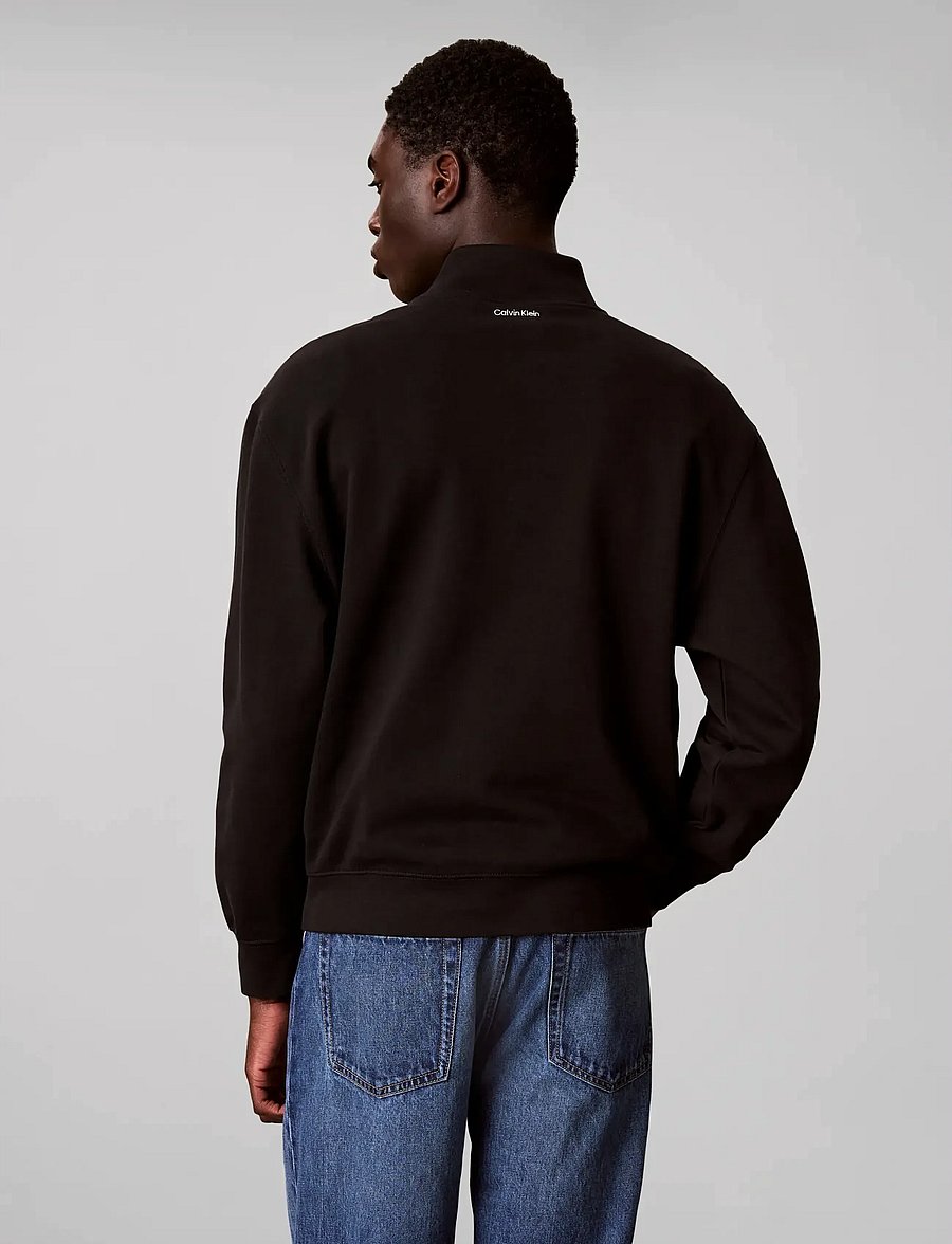 Calvin Klein Jeans - LS EU 350TERRY COLLEGIATE BADGE - shop efter stil - black - 2
