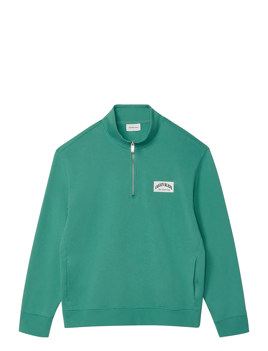 Calvin Klein Jeans - LS EU 350TERRY COLLEGIATE BADGE - shop efter stil - wild green - 1