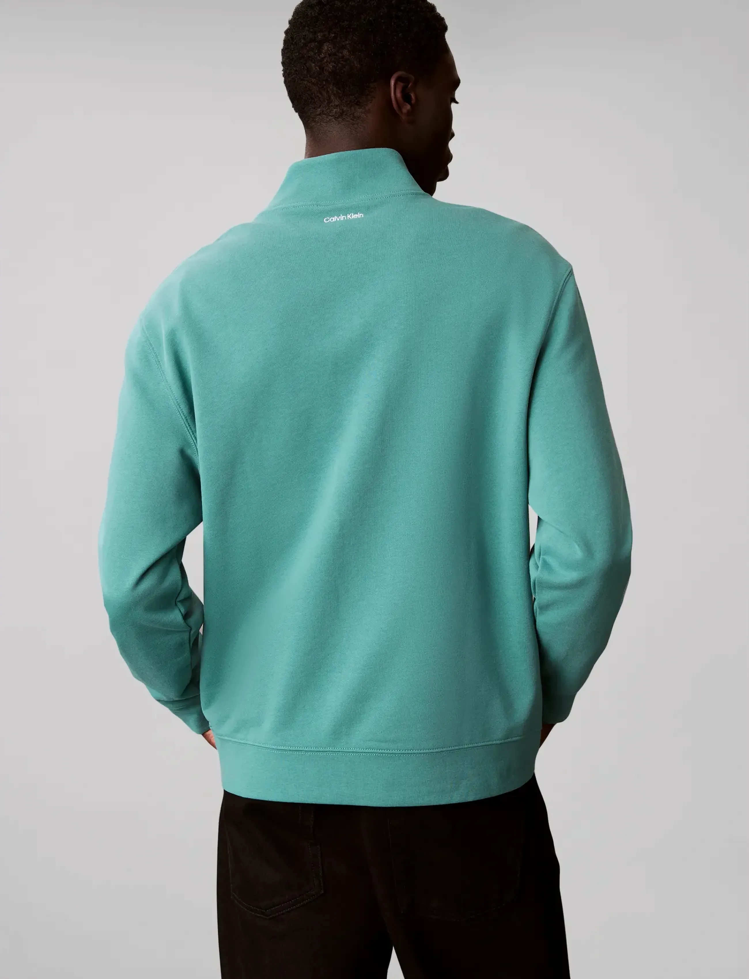 Calvin Klein Jeans - LS EU 350TERRY COLLEGIATE BADGE - shop efter stil - wild green - 2