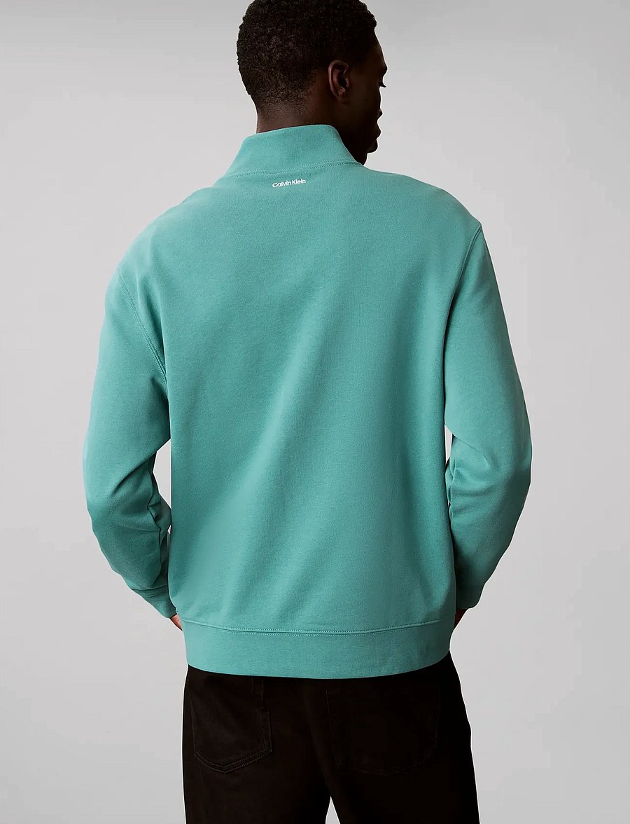 Calvin Klein Jeans - LS EU 350TERRY COLLEGIATE BADGE - shop efter stil - wild green - 2