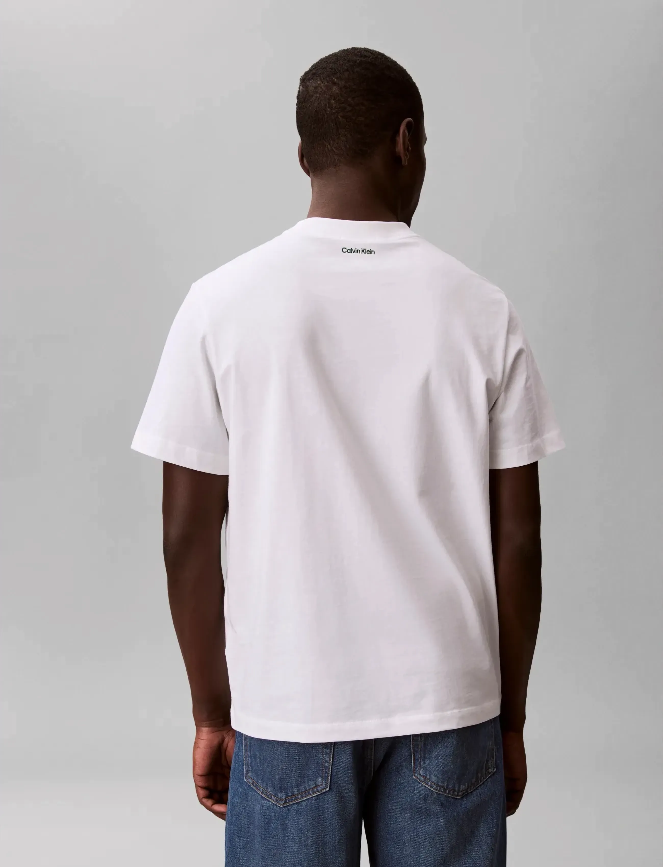 Calvin Klein Jeans - SS 20S EASY COLLEGIATE BADGE TEE - kortærmede t-shirts - bright white - 2