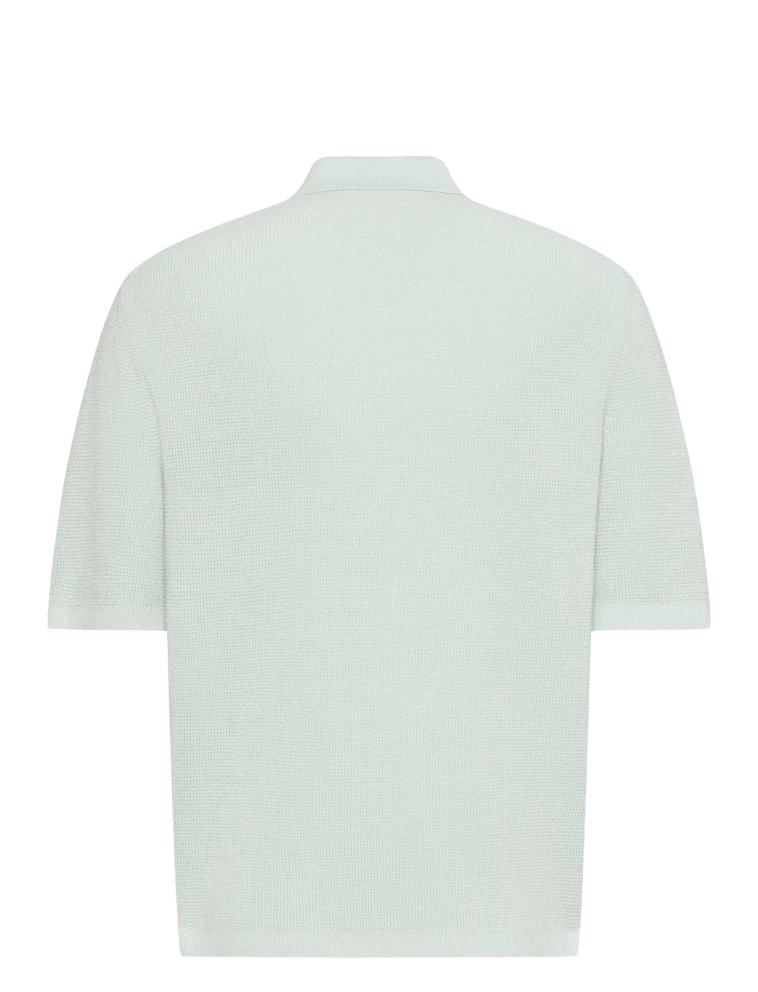 Calvin Klein Jeans - SS COTTON WAFFLE POLO COLLARSWTR - polostrik - pale meadow - 1