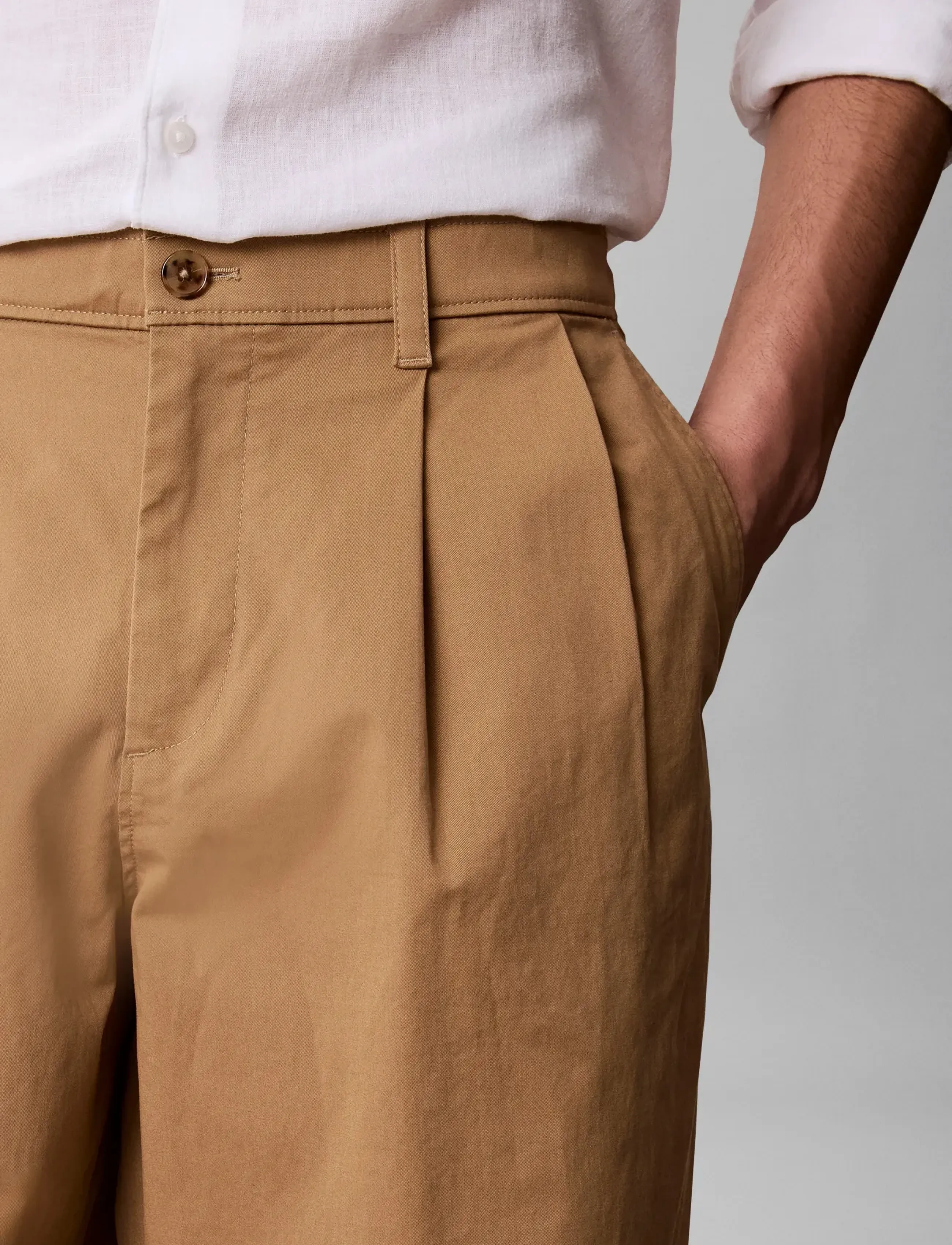 Calvin Klein Jeans - WASHED COMFORT COTTON HALF ELAST - tigers eye - 2