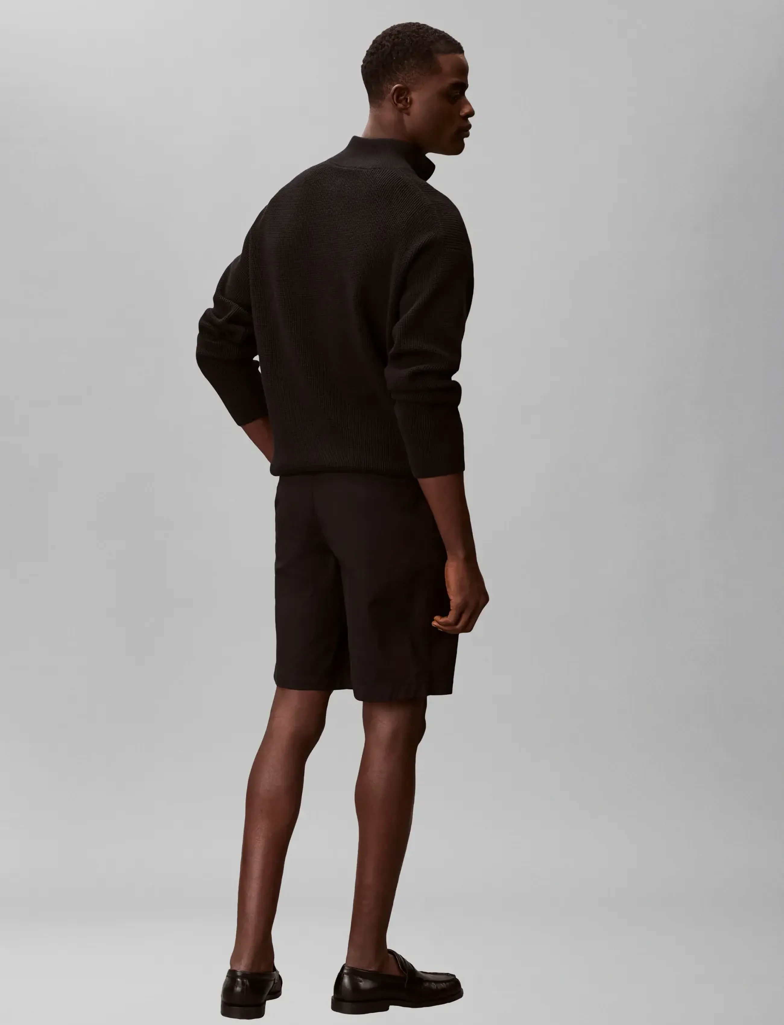 Calvin Klein Jeans - STRAIGHT COMFORT COTTON 9" CHINO - casual shorts - black - 2