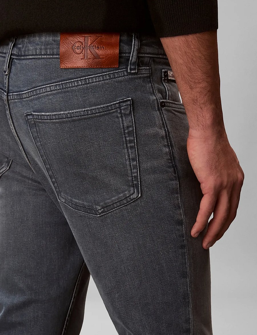 Calvin Klein Jeans - SLIM BLUE ASH STONE - slim fit jeans - blue ash stone - 4