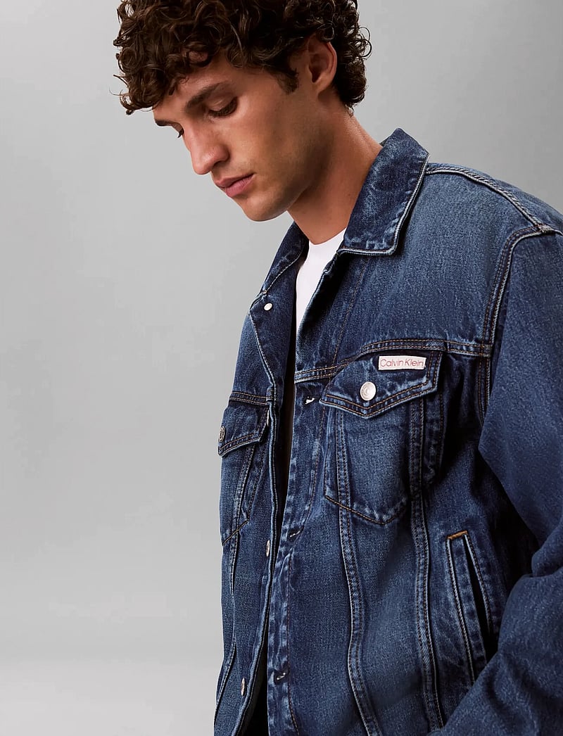 Calvin Klein Jeans - 90S HORIZON TRUCKER - ungefütterte denimjacken - horizon - 4