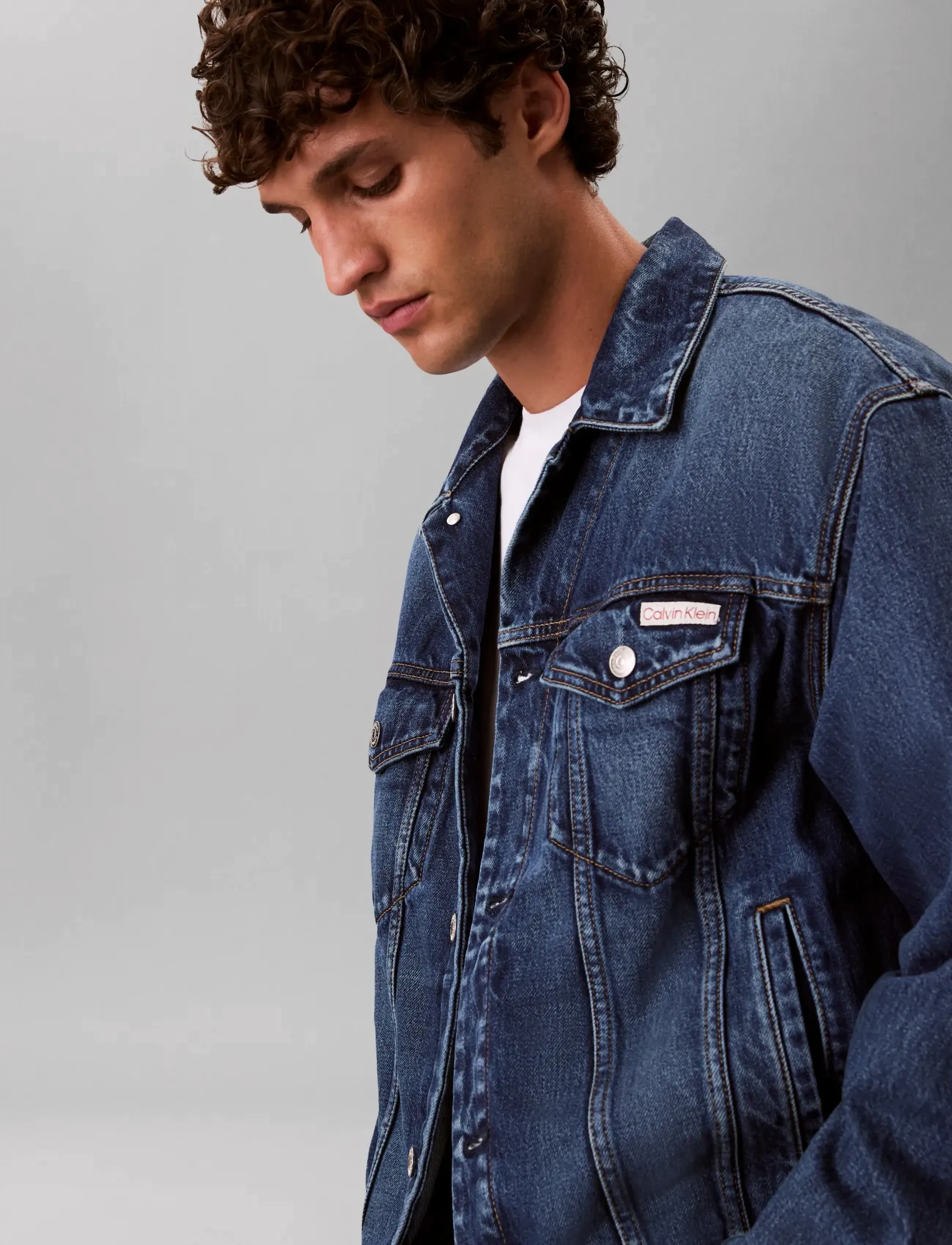 Calvin Klein Jeans - 90S HORIZON TRUCKER - unlined denim jackets - horizon - 4