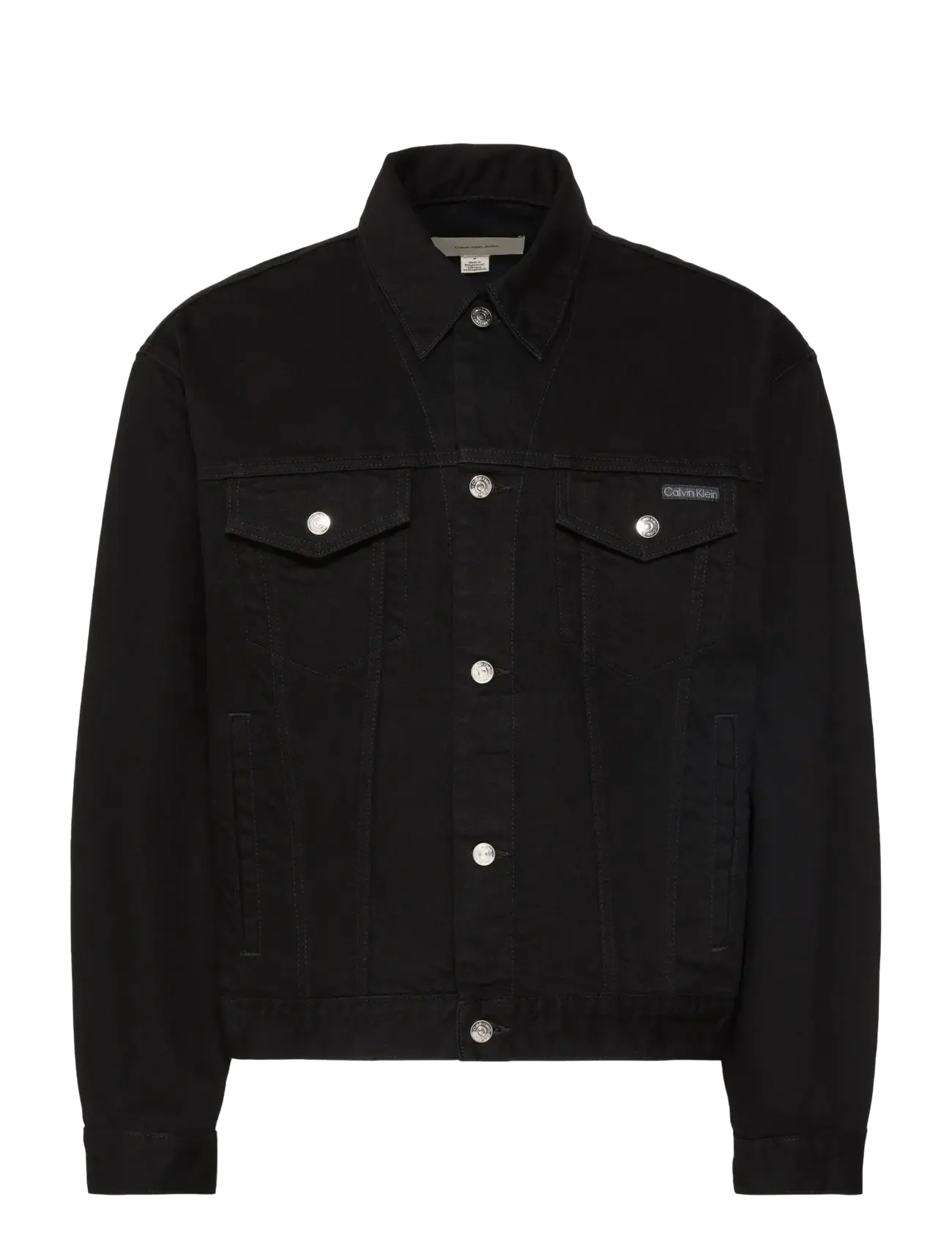 Calvin Klein Jeans - 90S CK CLASSIC BLACK TRUCKER - uforede denimjakker - ck classic black - 1