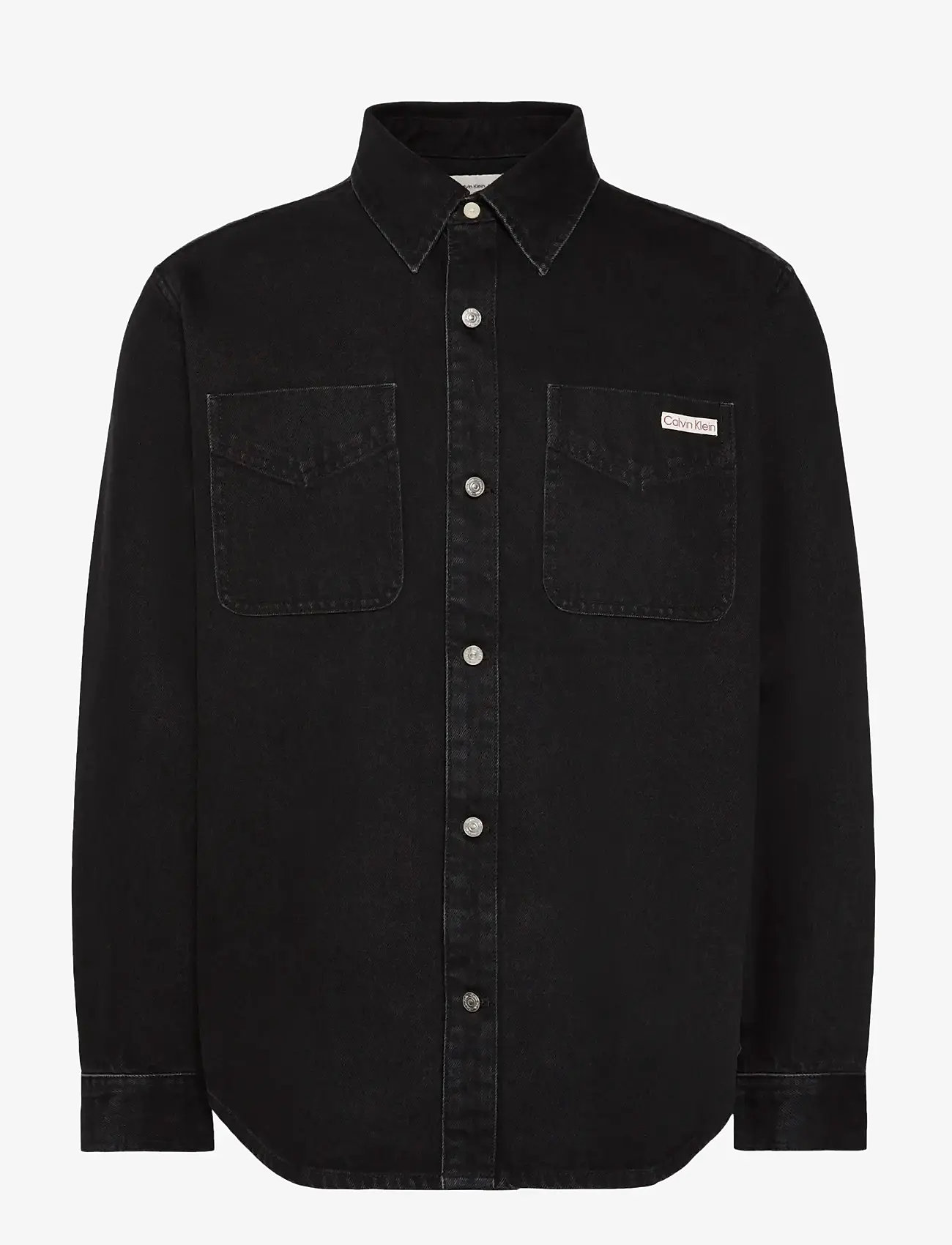 Calvin Klein Jeans - 90S JACKSON BLACK STONE OVERSHIR - teksasärgid - jackson black stone - 1