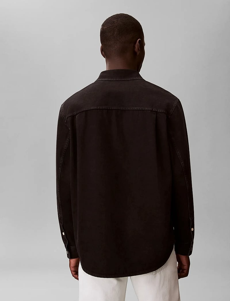 Calvin Klein Jeans - 90S JACKSON BLACK STONE OVERSHIR - teksasärgid - jackson black stone - 2