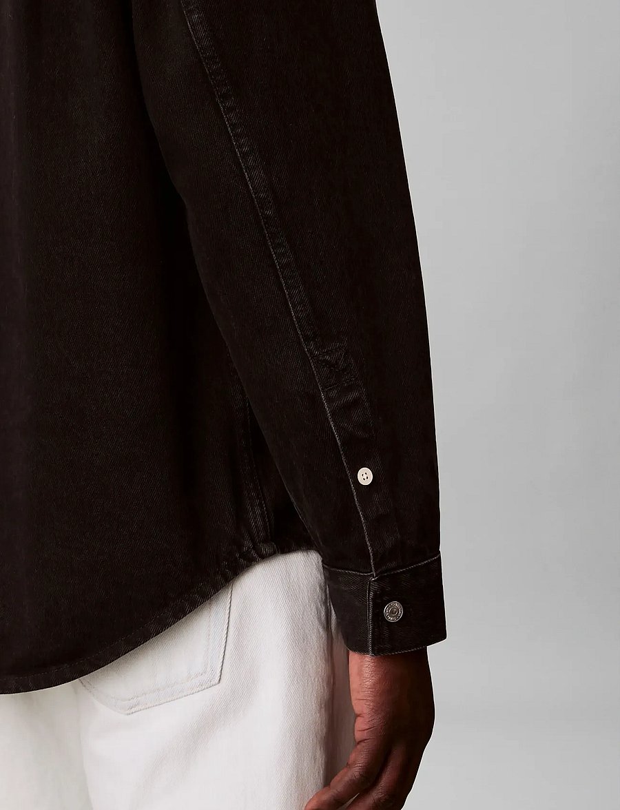Calvin Klein Jeans - 90S JACKSON BLACK STONE OVERSHIR - jeanshemden - jackson black stone - 4